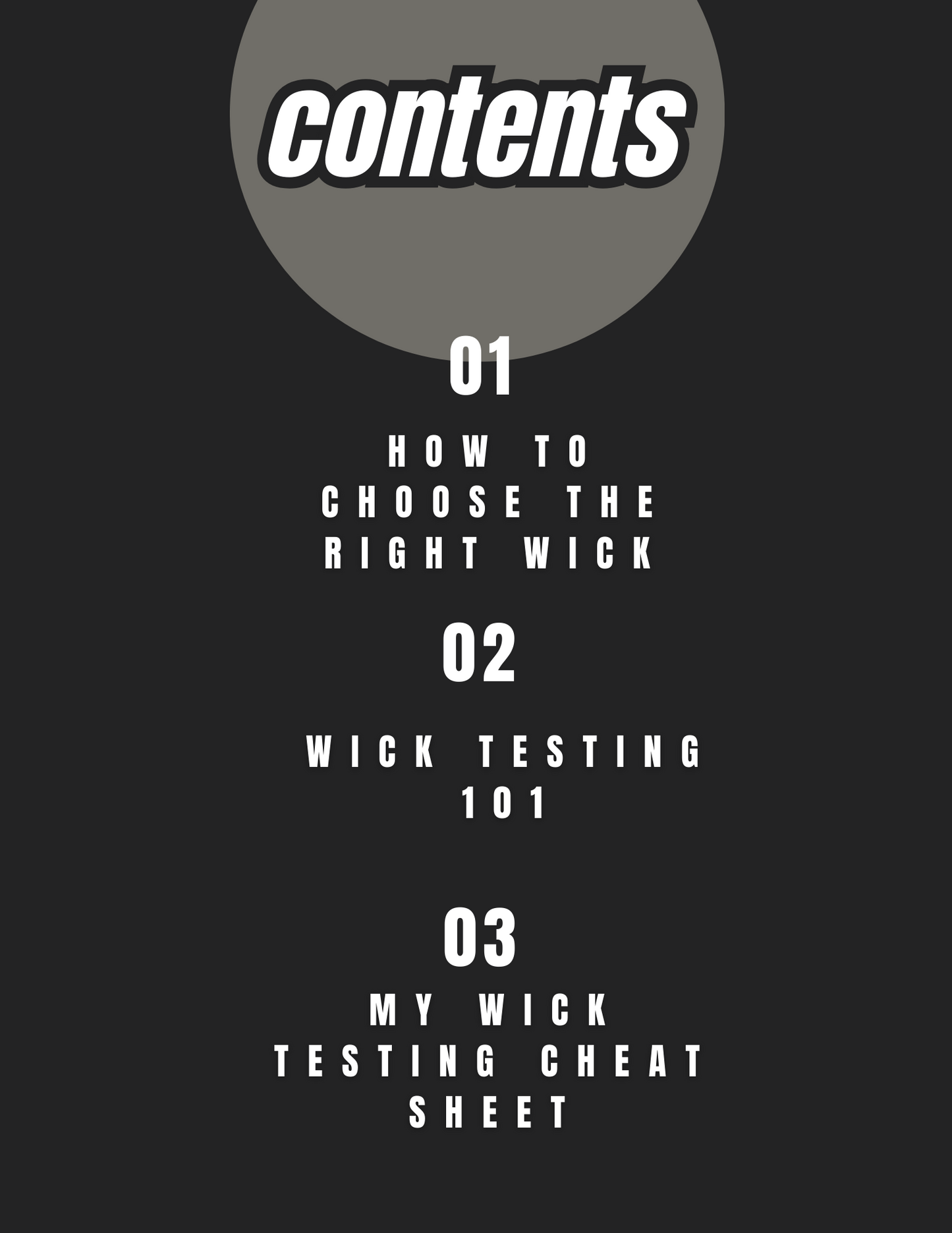 THE ULTIMATE WICK TESTING GUIDE